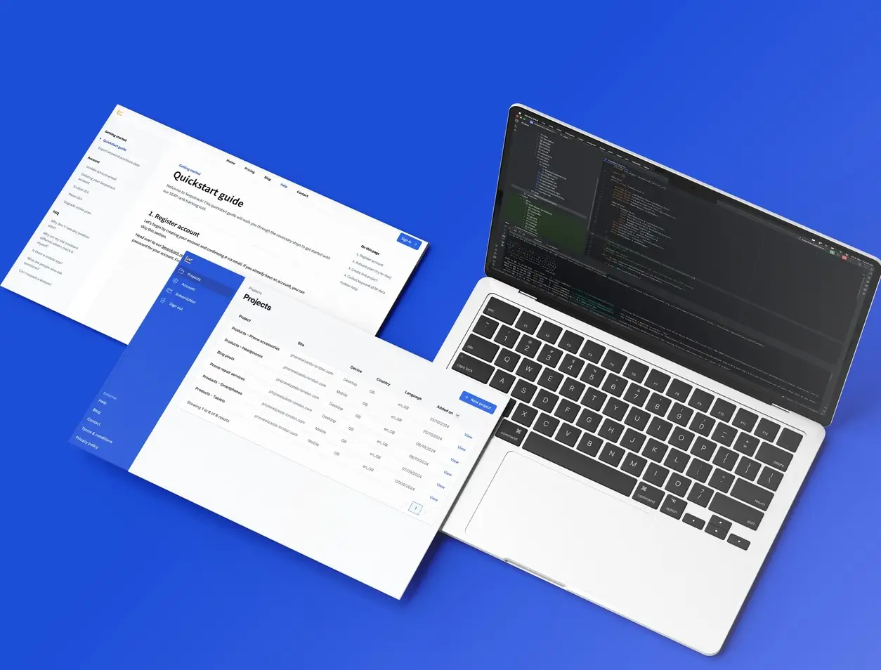 The code for Serpotrack is written in several programming languages.