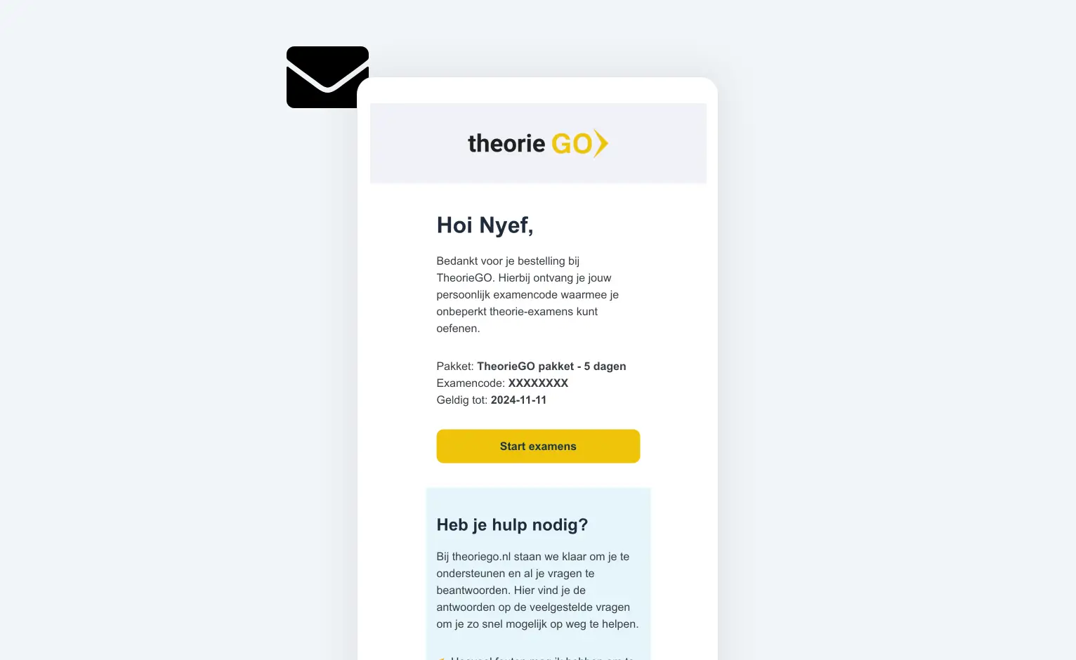Transactional, dynamic emails are sent via the Brevo email platform.