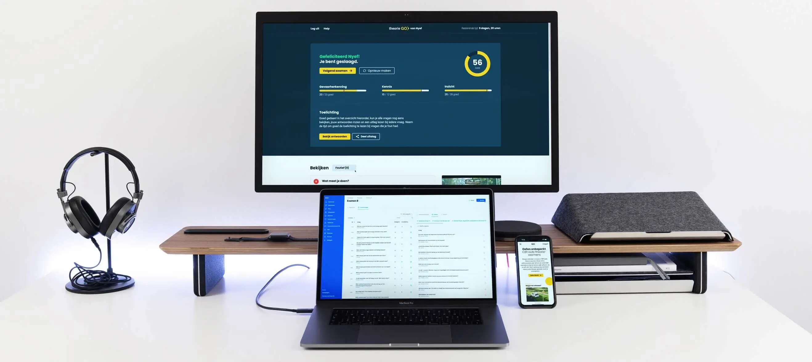 TheorieGO has guest, customer, and admin environments.
