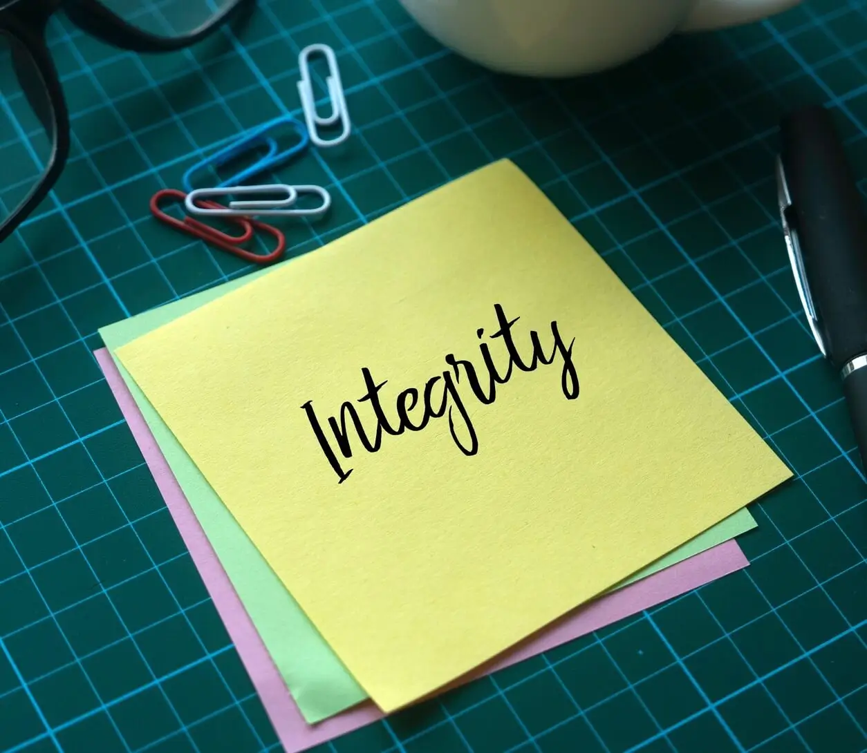 Integrity pays off.